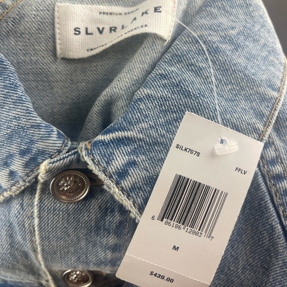 SLVRLAKE Raglan Trucker Jean Jacket Medium - Picture 6 of 10